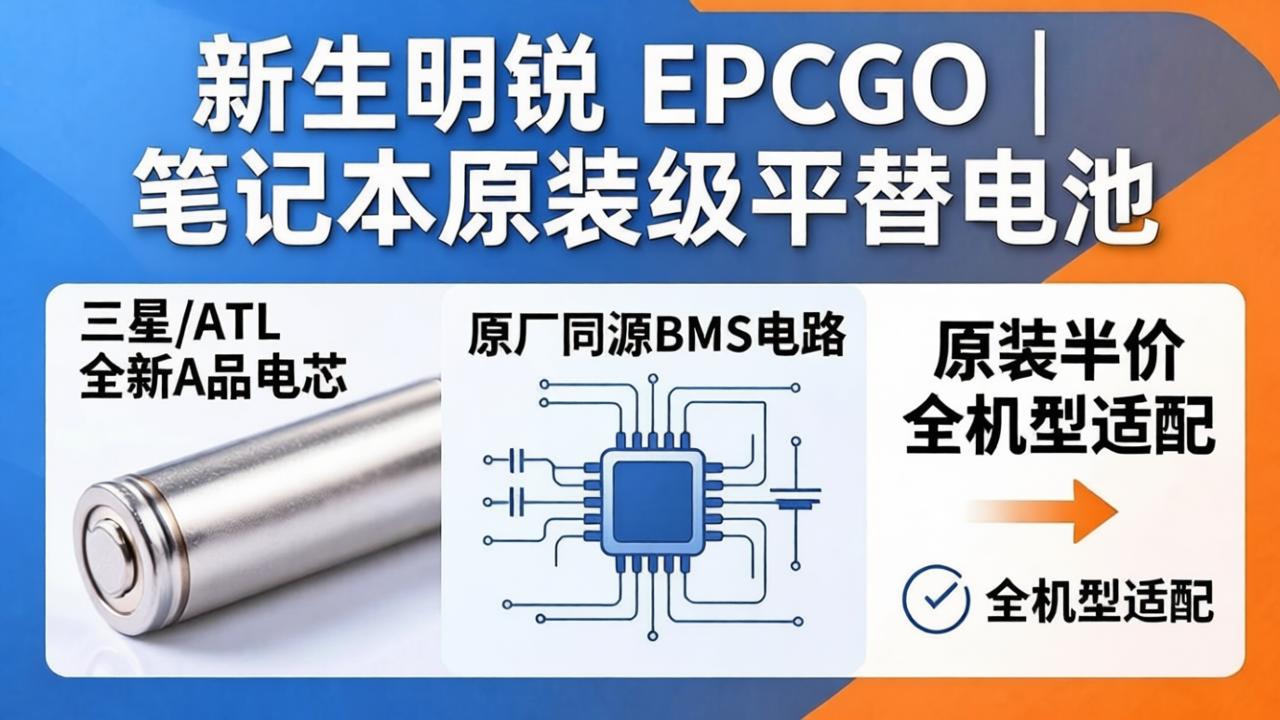 外贸新机遇：新生明锐EPCGO笔记本电池OEM工厂定制出口之路