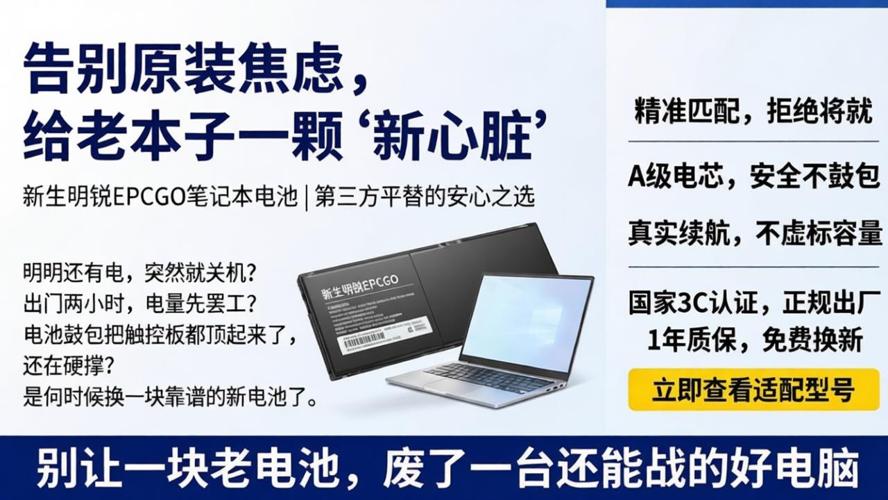 拯救“短命”笔记本电池，续航难题大破解！