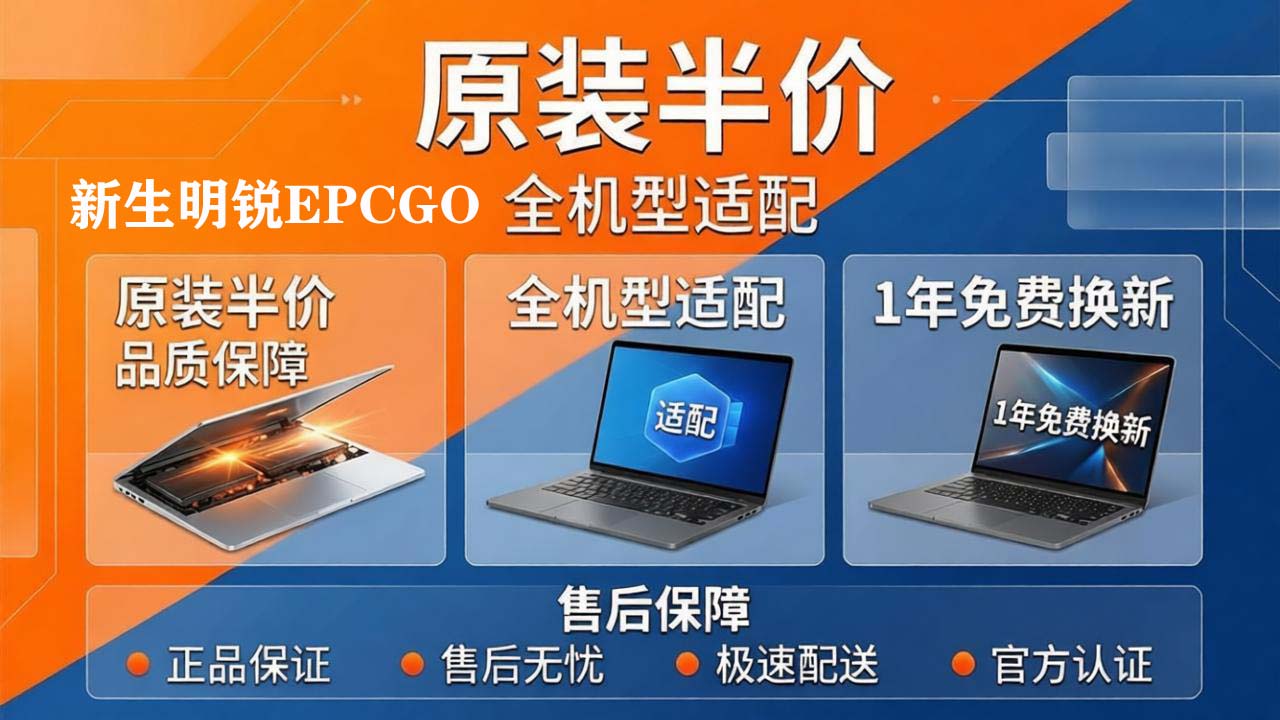 国货之光！新生明锐笔记本电池，原装平替之选